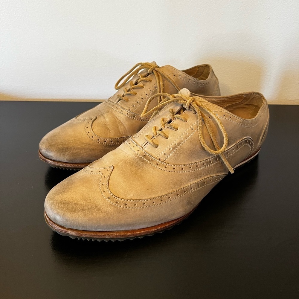 Sorel Leather Brogue Oxford Wingtip Dress Shoes 10